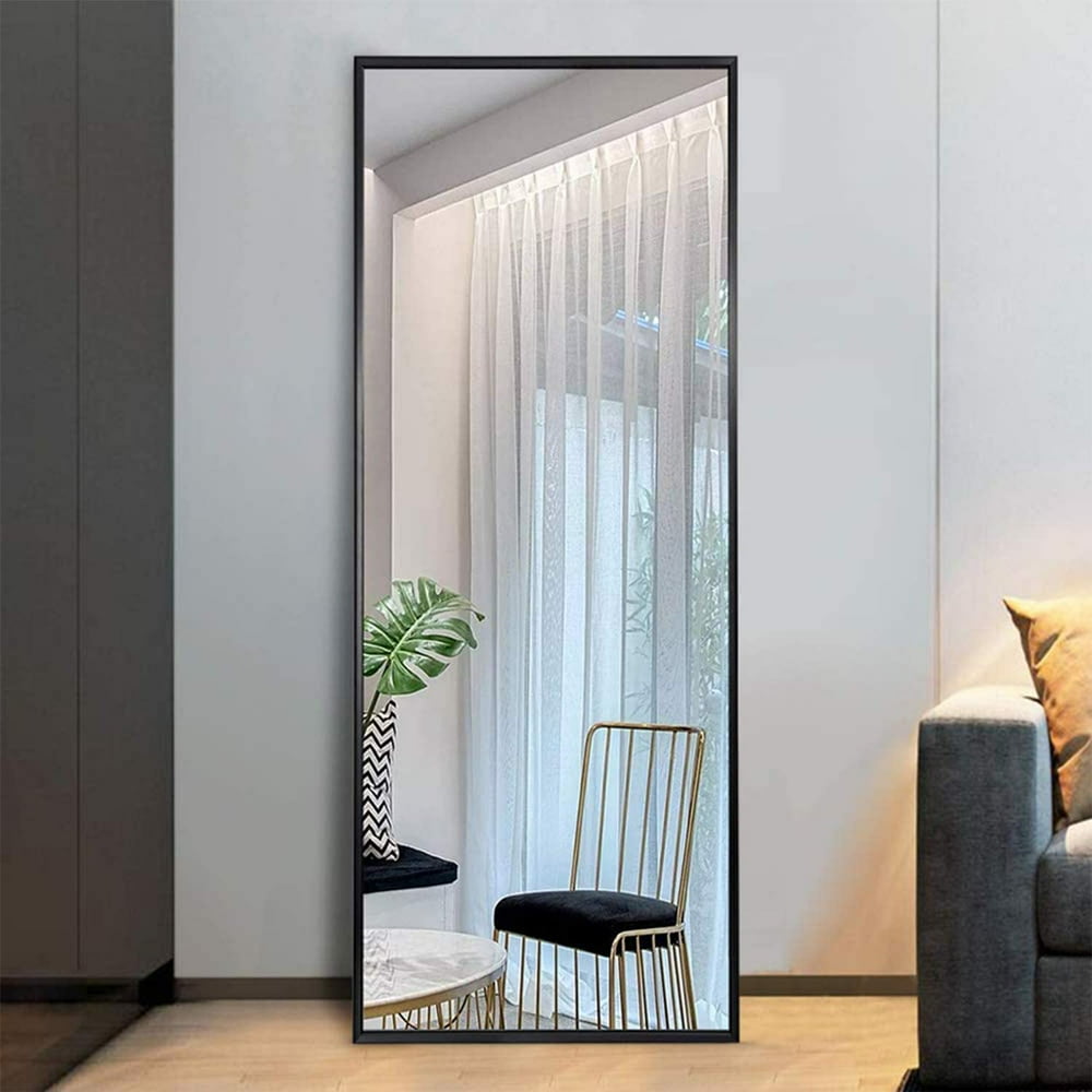 NeuType Full Length Mirror Floor Mirror with Stand Large Wall Mounted Mirror Hanging /Leaning