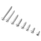 thumbnail image 3 of Juego de combinación de cabeza plana de acero inoxidable 200, tornillo autorroscante cruzado M3.5 304, 3 of 9