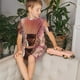 thumbnail image 4 of Balery Makeup Brush on Pink Glitter Conjunto de Pijama Infantil de Manga Corta con Estampado – Ropa de Dormir de Algodón Suave-4X-Large, 4 of 6