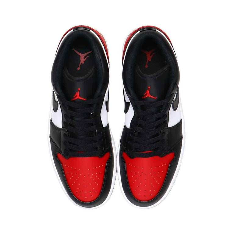 シューズ(男性用) NIKE Air JARDAN 1 LOW BRED 27.5 Nike Air Jordan 1 Low Bred Toe 2.0 Men's Style 553558 in White