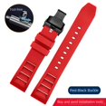 thumbnail image 3 of Correa de caucho fluorado para Seiko IWC Rolex Waffle Strap Bracelets Fashion Universal Mens Diver Silicone Sports Watch Band 20 22mm, 3 of 5