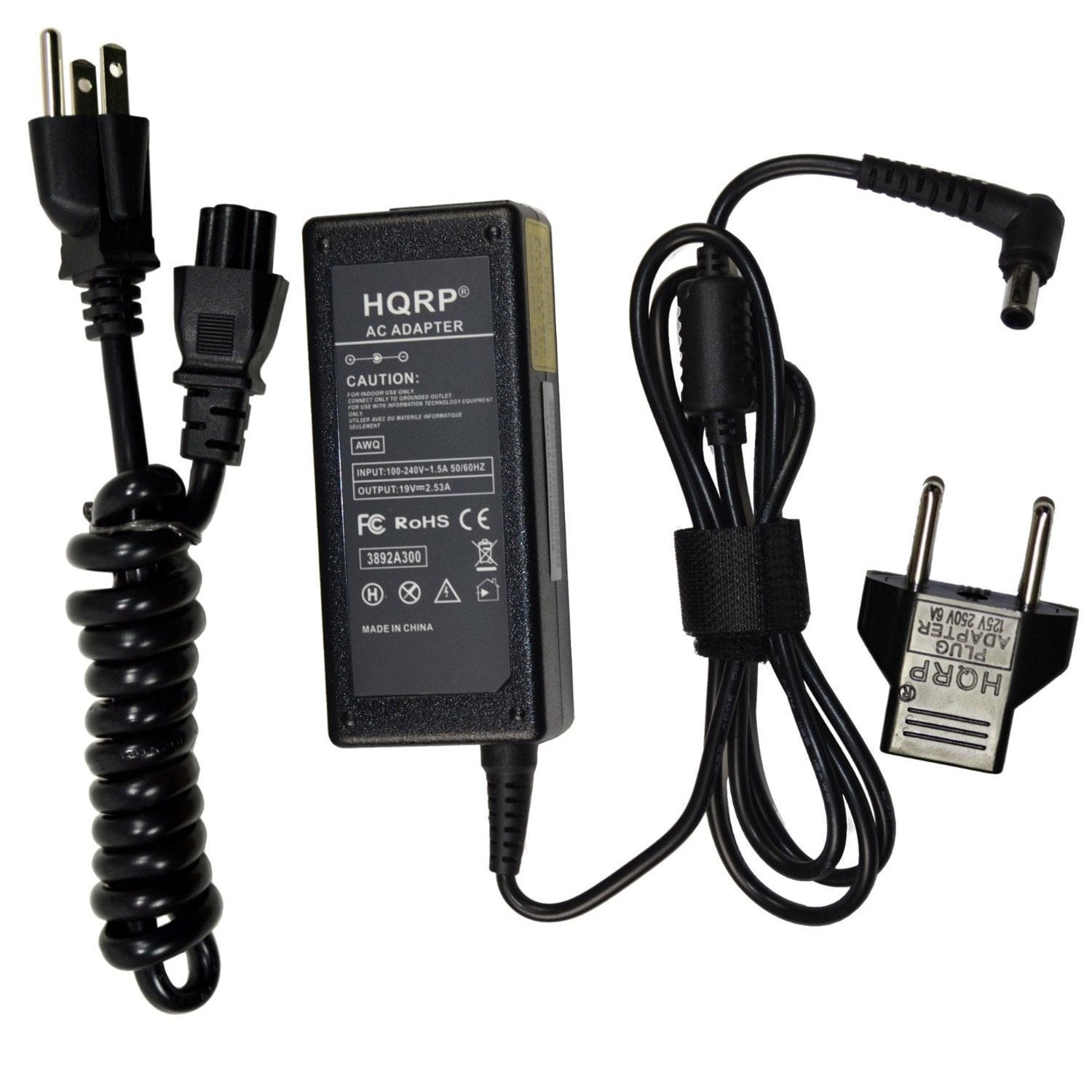 HQRP AC Adapter for Samsung A4819-FDY UN32J4000AGXZD UN22H5000