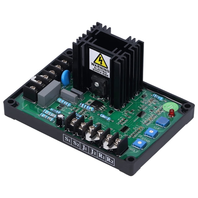 Módulo regulador de voltaje, AVR universal sin escobillas, generador de regulador de voltaje automático sin escobillas, placa reguladora de voltaje diseñada para la perfección