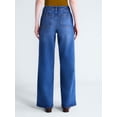thumbnail image 4 of Free Assembly Women's and Women's Plus The Larchmont High Rise Patch Pocket Jeans, 32" Inseam, Sizes 0-28W, 4 of 6