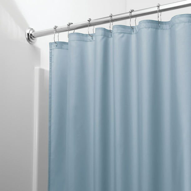 Interdesign Waterproof Fabric Shower, Fairfax Slate Shower Curtain