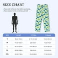 thumbnail image 3 of Bingfone Cute Dinosaur Blue Green Mens All Over Print Sleep Pajama Pants-Small, 3 of 5