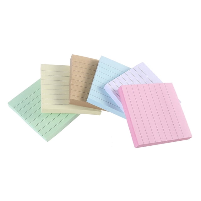 Miangastore 6pcs Mini Note Book Portable Ruled Notepad Small Notebook Note Pads Checklist for School Office Supplies (Random Color)