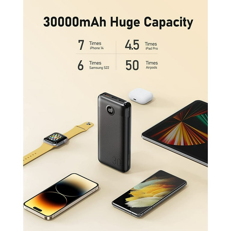 VEEKTOMX VT301 Portable Charger 30000mAh Power Bank for Big VEEKTOMX VT301 Portable Charger 30000mAh Power Bank for Big