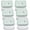 Mist, variant on Caraway 1qt Glass Airtight Food Storage Containers with - , BPA-Free Kitchen Storage Container - Stackable, Space-Saving Airtight Containers for Pantry, Dry Goods - 6 Pack - Navy