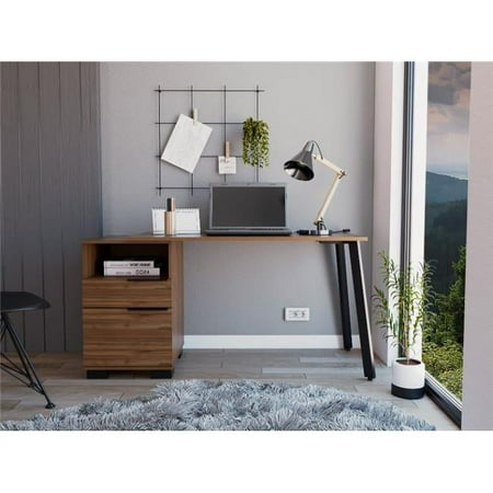 UPC: 0791002244881 | Depot E-Shop DE-ELG5968 Oslo Writing Desk  Mahogany