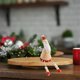 thumbnail image 5 of Xihbxyly Las Mejores Ofertas de Hoy Figura de Muñeco de Nieve de Madera para Navidad, Decoración de Escenas Navideñas, Adorno Muñeco de Nieve y Papá Noel para Árbol de Navidad, 5 of 6