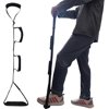 Fanwer 35-44 Inch Long Leg Lifter Strap - Multi-Loop Adjustable, Padded Handgrips & Soft Foot Pad, Hip & Knee Replacement Surgery, Rigid Foot Loop & Hand Grip, Mobility Aids for Wheelchair, Car, Bed