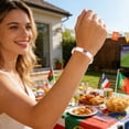thumbnail image 6 of 2026 World Football Competition Silicone Wristband with Flag Pattern for Fan Support, Sports Souvenir Bracelet for Game Day Gift and Collectible Merchandise, 6 of 6