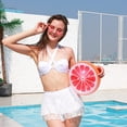 thumbnail image 3 of Piscina inflable 3D, sandía, naranja, PVC, pelota de fiesta en la playa, pelota de deporte de playa de agua de verano, 3 of 7