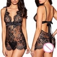 thumbnail image 4 of Falda de noche sexy Falda de fibra elástica con cuello en V Traje de vestir sexy y encantador, XL, Negro Vogacara XX000129-19, 4 of 7