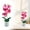Dark Pink, variant on PLJFXXM Dark Pink Fake Orchids Flowers in Pot Bendable Faux Orchids Artificial Flowers Washable Silk Orchid Phalaenopsis Decor for Home Wedding Table Centerpiece Bathroom Office