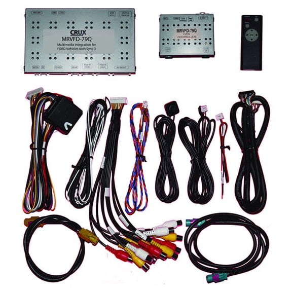 Crux MRVFD-79Q Backup Camera and Video Input Integration for 2016 and up Ford Vehicles w/ Sync 3 Systems