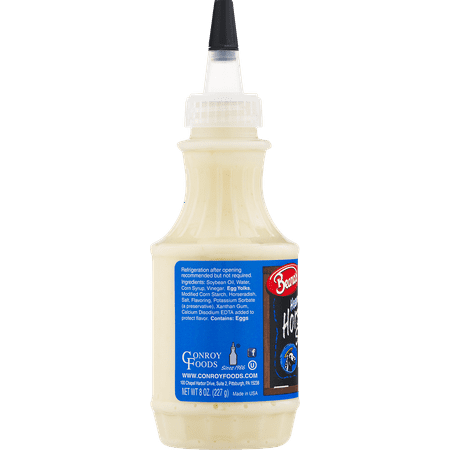 Beano's Gluten Free Creamy Heavenly Horseradish Sandwich Sauce, 8 oz. Bottle, Shelf Stable, Contains Egg