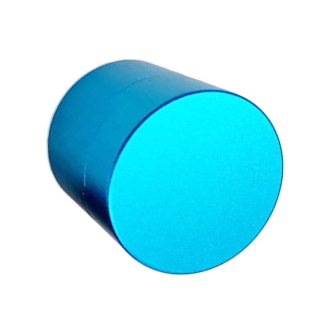 Sidaley Pool Cue Chalk Holder Organizer Round Use to Case Carrier Metal Easy Shape Kits de experimentos de química Azul