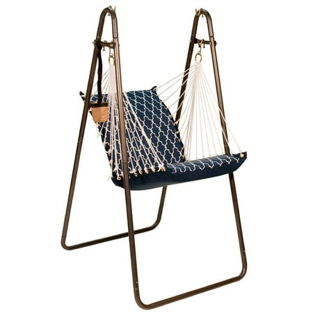 Soft Comfort Hanging Chair With Stand Walmart Com