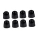thumbnail image 1 of 8 Uds. Cubiertas para pernos de inodoro, accesorios de baño, fácil instalación, cubierta decorativa redonda para inodoro, cubierta para inodoro para uso doméstico Negro, 1 of 8
