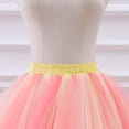 thumbnail image 5 of BOBOGOJP Girls Rainbow Flower Tulle Skirt Toddler Tutu Girls Clothes Hot Pink for Size 0-12 Months, 5 of 6