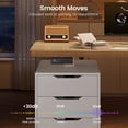 thumbnail image 6 of 55" Electric Standing Desk with 6 Drawers, Height Adjustable Computer Desk for Home Office, 6 of 7