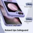 thumbnail image 6 of JETech Case for Samsung Galaxy Z Flip 5 2023 with Ring, Hard PC Slim Shockproof Anti-Scratch Protective Phone Cover (Purple), 6 of 7