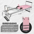 thumbnail image 2 of Pilates Reformer,Foldable Pilates Machine & Equipment for Home Use and Gym Workout, Suitable for Advanced and Beginners Users, 2 of 8