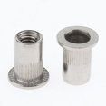 thumbnail image 4 of 10 Piezas Plana Roscada Ciega Remache Tuerca Tornillo - 6 M6 Yotijar Tuerca de remache de acero inoxidable, 4 of 7