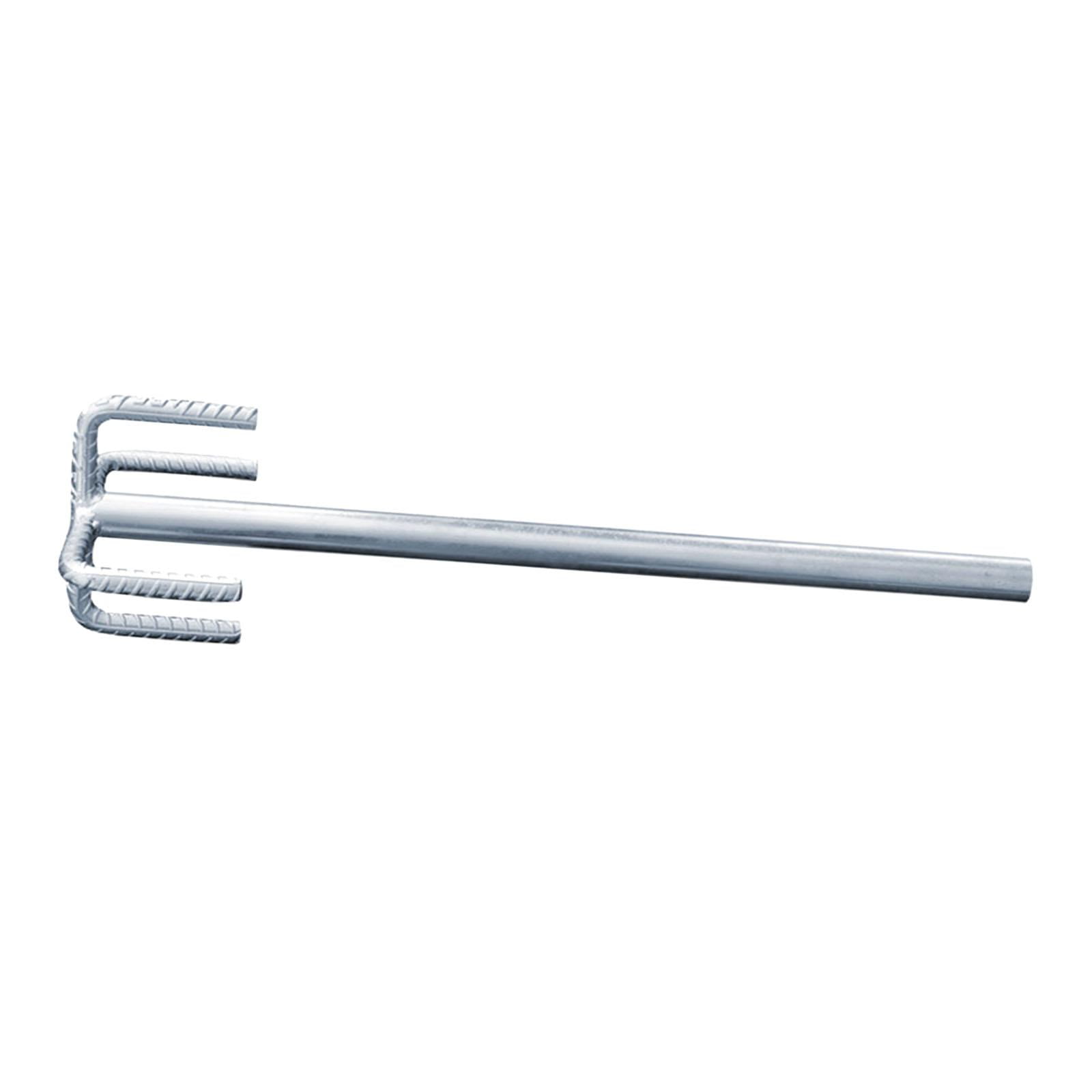 figatia Paint Mixing Rod Paint and Threaded Handle Rustproof Hand Drill Cement Mixing Rod for Household Mortar Cement Putty Type A