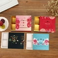 thumbnail image 4 of FNNMNNR 4/6 Cavity Moon Cake Gift Box Mid-Autumn Style Snowflake Crisp Paper Gift Box for Bakery, 4 of 10