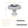 thumbnail image 5 of Cattle Fluorescent Drawer Pulls with Screws: Round 4-Pack, Glow-in-the-Dark Knobs for Cabinets, Wardrobes, and Dressers - Furniture Decorative Door Handles, 5 of 6