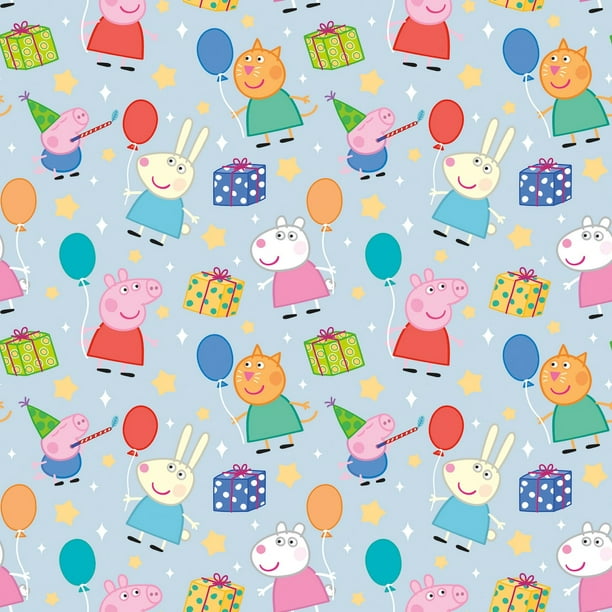Peppa Pig Paper Gift Wrap 30 Inch X 5 Ft 1 Roll
