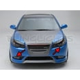 thumbnail image 2 of 2007-2010 Hyundai Elantra Tinted Smoked Head Light Lamps Overlays Film Protection, 2 of 5