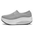 thumbnail image 3 of NOKIO Women's Mesh Sport Slip-on Shoes, Non Slip Good Arch Breathable Lightweight Casual Sock Sneaker Nurse Shoes Fashionand Comfortable Lightweight Women's Sneakers Platform Shoes, 3 of 9