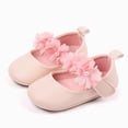 thumbnail image 2 of KPOPLK Toddler Flower Girl Dress Shoes - Little Girl Ballet Flats Sparkly Wedding Party Shoes Size 5,Pink, 2 of 8