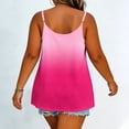 thumbnail image 5 of SwiftWear Women's Plus Size Camisole Spaghetti Strap Tank Top Pleated Loose Scoop Neck Gradient Summer Tunic Top for Casual Daily Wear, 5 of 6
