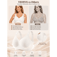thumbnail image 3 of VEOFUX Smooth Wireless Bras for Women,No Underwire Full Coverage Seamless Plus Size Everyday T-Shirt Bra, 3 of 8