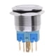 thumbnail image 4 of 22 mm resistente al agua de acero inoxidable 12 V LED interruptor de botón momentáneo azul Sharpla Interruptor de botón de 22 mm, 4 of 7