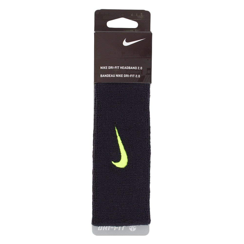 NIKE DriFit Headband 2.0 (Black/Volt)