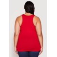 thumbnail image 4 of Women's Plus Size Rib Knit Tank Top, 4 of 4