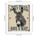 thumbnail image 2 of Paint by Numbers Kit for Adults, Donkey Humor Welcome Sign Paint by Numbers, Easy Paint by Numbers Kit for Adults Beginner, DIY Adult Paint by Number Kits on Canvas, Home Decor, 2 of 7