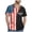 Black, variant on 250 Anniversary Usa Shirt for Men Short Sleeve Button Up USA Memorial Day Shirts(Navy,S)