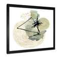 thumbnail image 2 of Designart 'Abstract Landscape Of Mountains Tree and Moon' Mid-Century Modern Framed Art Print, 2 of 4