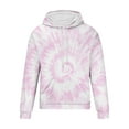 thumbnail image 2 of skpabo Hoodies for Men Warehouse Mens Casual Hooded Sweatshirts Tie Dye Print Pullover Long Sleeve Hoody Drawstring Comfortable Tops Lightweight Hooded Sportswear with Pockets S-6XL, 2 of 4