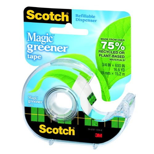 Scotch Magic Greener Tape, .75' x 600'