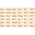 thumbnail image 4 of Idea-Ology Double-Sided Flashcards 72/Pkg-Holiday Old English Font 1.5"X2.5", 4 of 4