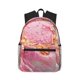 thumbnail image 1 of Easygdp Abstract Pink Gold Splash Mochila Casual para Portátil, Mochila para Escuela, Viajes, Negocios, 1 of 6