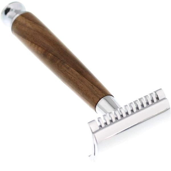 WCS Natural Collection Razor 37W, Walnut-Open Comb